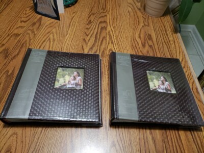 Two Burnes Of Boston Photo Albums Holds 160 Pics 4x6 Or 80 5x7 Library Style -image