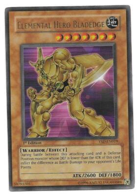 Elemental Hero Bladedge Ultra Yugioh Structure Deck  1st Ed #YSD EN019-image