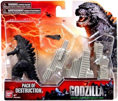 Godzilla Pack Of Destruction Bandai 3.75 inch Scale-image