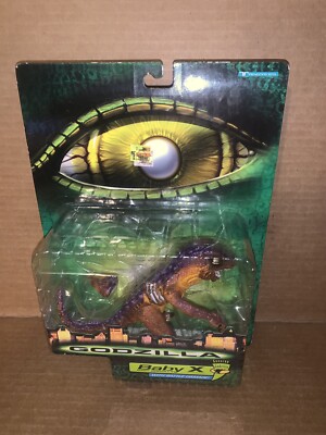 Vintage 1998 Godzilla Baby X With Battle Damage Action Figure New-image