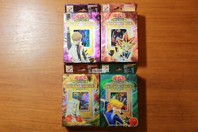 Yu-Gi-Oh! Structure Deck Yugi Kaiba Joey Pegasus Edition Vol.1 4 Set Sealed-image