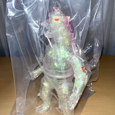 Mechagodzilla 350 Crystal Pink Painted Aurora Clear Marusan Godzilla  Soft Vinyl-image