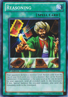 Yu-Gi-Oh! - Reasoning  (SDDC-EN031) - Structure Deck Dragons Collide - NM-image