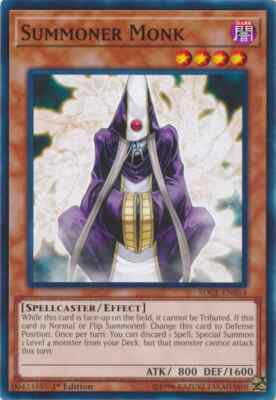Yu-Gi-Oh! - Summoner Monk  (SDCL-EN014) - Structure Deck Cyberse Link - NM-image