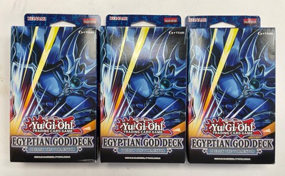 Egyptian God Deck: Obelisk the Tormentor - 1st Edition Yugioh Sealed.Lot Of 3-image