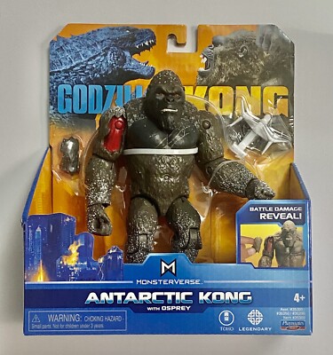 Godzilla vs Kong ANTARCTIC KONG w/ Osprey Playmates Monsterverse 6