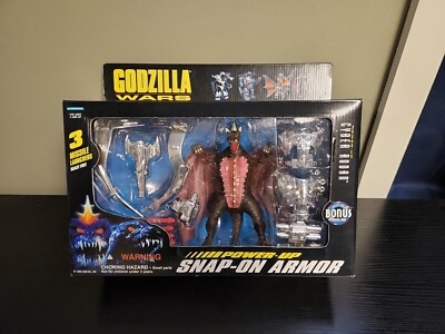 Vintage Godzilla Wars Cyber Rodan Figure W/ Armor 1995 Trendmasters Power-up-image
