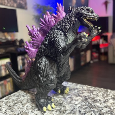 Godzilla Bandai Toho Vinyl Figure Monster Purple Spikes Movie Kaiju 2004 ⭐️-image
