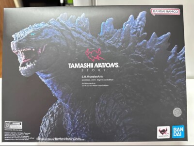 S.H.Monsterarts Godzilla 2019 Night Color Edition Tamashii Nations Figure Model-image