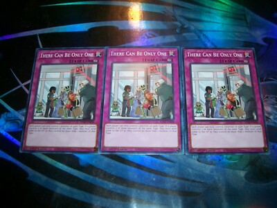 3x There Can Be Only One 1st Edition Common SDAZ-EN038 Yu-Gi-Oh!-image