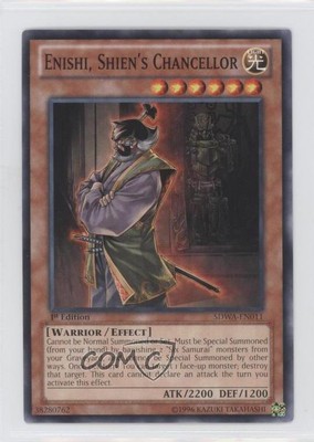 Enishi Shien's Chancellor 1st Ed. YuGiOh Samurai Warlords Structure Deck 0o3-image