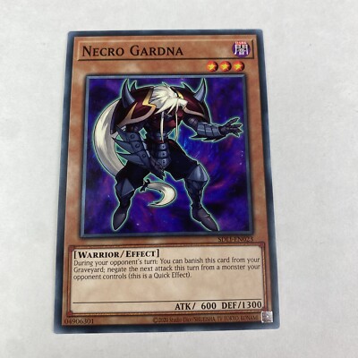 Yugioh Necro Gardna Sdli-en023 Realm Of Light Structure Deck Reprint Common-image