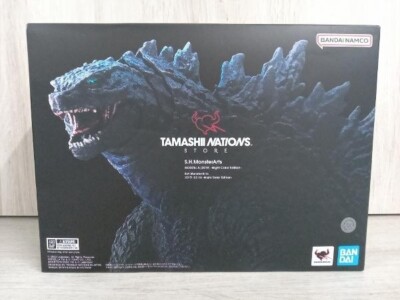 S.H.MonsterArts Godzilla 2019 Night Color Edition TAMASHII NATIONS Figure New-image