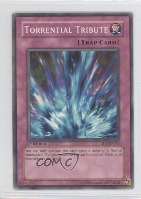 Torrential Tribute 1st Ed. YuGiOh Zombie Madness Structure Deck #SD2-EN025 0d2-image