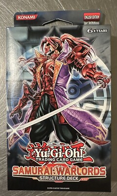 Yugioh Samurai Warlords Structure Deck 1st Edition  FACTORY SEALED!-image