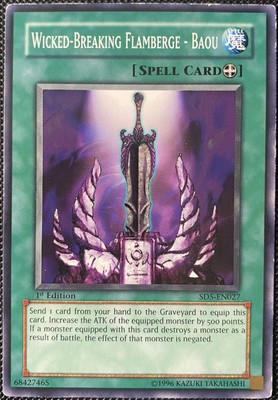 Wicked-Breaking Flamberge - Baou SD5-EN027 Structure Deck: Warrior's Triumph 1st-image