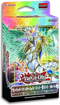 YuGiOh Legend of the Crystal Beasts Structure Deck : 1st Edition : New TCG Cards-image