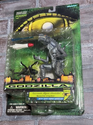 RARE 1998 TRENDMASTERS GODZILLA TORNADO BLAST vs APACHE HELICOPTER NEW Scarce-image