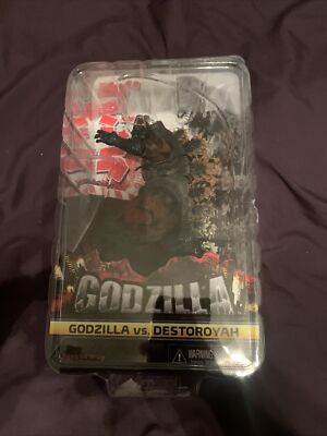 NECA Godzilla vs Destroyah Action Figure Brand New Sealed Head Popped Off-image