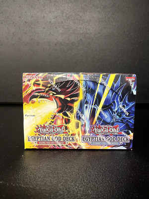 Konami Yu-Gi-Oh! EGD: Slifer the Sky Dragon/Obelisk the Tormentor SEALED DISPLAY-image