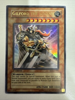 Yu-Gi-Oh! TCG Gilford the Legend Structure Deck SD5-EN001 1st Edition Ultra Rare-image
