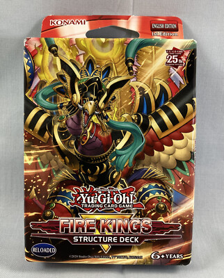 Yu-Gi-Oh! Fire Kings Structure Deck - Factory SEALED Trading Card Game-image