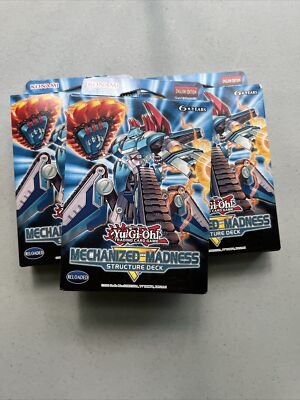 Yu-Gi-Oh! Sealed Mechanized Madness Structure Deck x3!-image