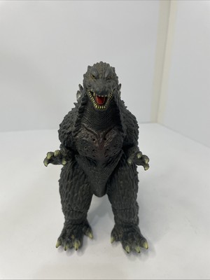 2004 BANDAI 7.5” GODZILLA DX RED SCAR Movie Monster Series WALKING ROAR FIGURE-image