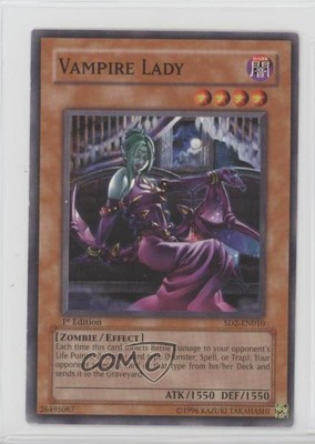 2005 Yu-Gi-Oh! Zombie Madness Structure Deck 1st Edition Vampire Lady 0ie5-image
