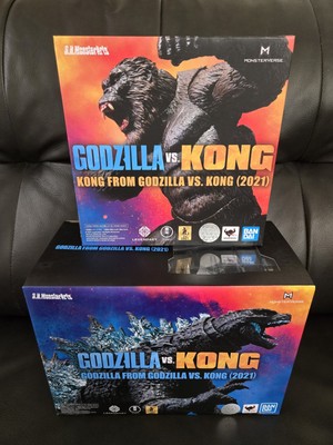 LOT OF Bandai S.H.MonsterArts Godzilla VS. Kong (2021) GODZILLA + KONG Bundle-image