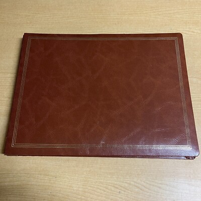 Vintage Pioneer Deluxe Jumbo 20 Magnetic Page Expandable Photo Album-image