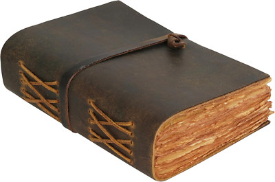 Vintage Leather Bound Journal - 8