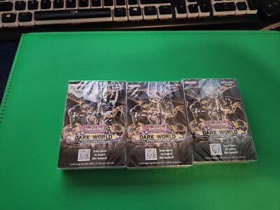 3x Set Of Dark World Structure Decks SR13 Sealed-image