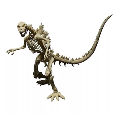 BANDAI Premium Gashapon 5” GODZILLA Skeleton Bone Color Figure NEW IN BAG-image
