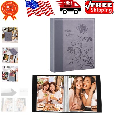 Durable 2-Pack 4x6 Photo Albums with Protective Clear Pockets – Ideal for Gifts-image