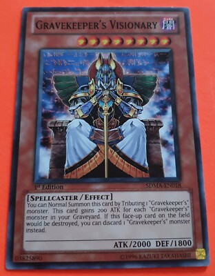 Gravekeeper's Visionary - 1st Edition Common - Marik Structure Deck - YGO-image