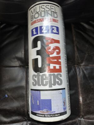 NEW!! MusselBound 15-sq ft White Plastic Tile Membrane Peel-Set-Grout No Mortar.-image