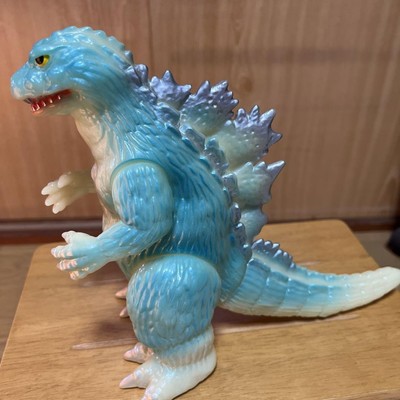 Toho Godzilla Phosphorescent Soft Vinyl Figure 23cm Used, some sun fade and dirt-image