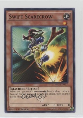 2014 Yu-Gi-Oh! Geargia Rampage Structure Deck 1st Edition Swift Scarecrow 3c7-image