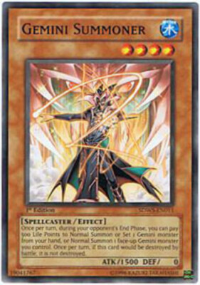 Yugioh! LP Gemini Summoner - SDWS-EN011 - Common - 1st Edition Lightly Played, E-image