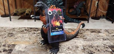 Bandai Vintage Burning Godzilla 1995 Figure With Tag Attached-image