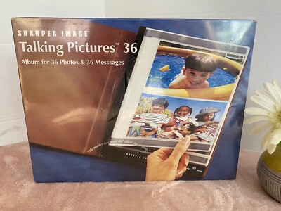 Sharper Image Talking Pictures 36: Album for 36 Photos & Messages-image
