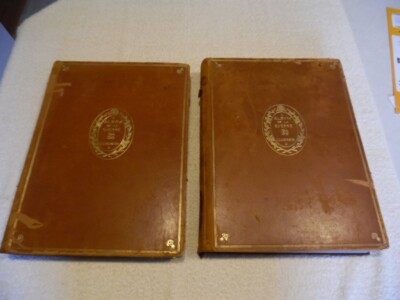 L'ALBUM DE LA GUERRE 1914-1919 Illustrated Vol 1 & 2 1922 Leather Bound-image