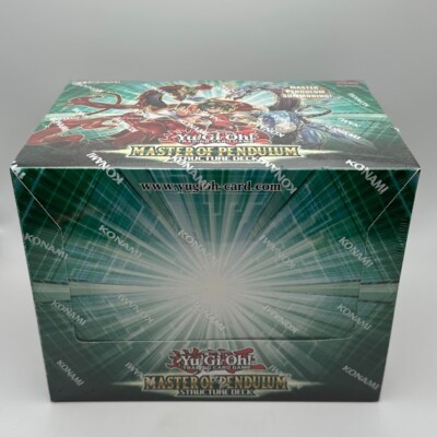 Yu-Gi-Oh TCG Master of Pendulum 1st Edition Structure deck Sealed Display New-image
