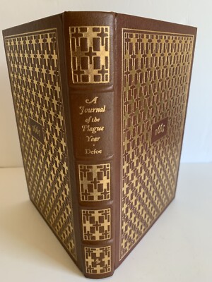 A Journal of the Plague Year by Defoe Easton Pr  100 Greatest Books 1978 Leather-image