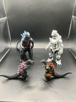 Godzilla Action Figures - Mixed lot of 4 Toys-image