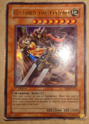 Yu-Gi-Oh! TCG Gilford the Legend Structure Deck SD5-EN001 1st Edition Ultra Rare-image