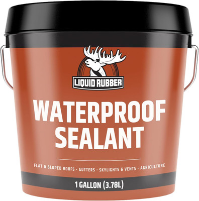 Waterproof Sealant – DIY Leak Repair Coating for Flat, Metal & Low Slope Roofs, -image