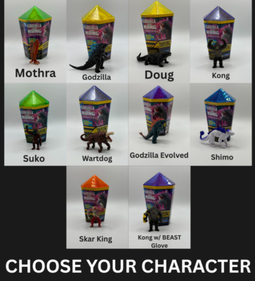 Godzilla X Kong: The New Empire Hollow Earth Crystal - WAVE 1&2 - YOU CHOOSE-image