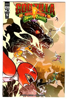 GODZILLA VS MIGHTY MORPHIN POWER RANGERS II #5 COVER A CULLEN BUNN MMPR VOLUME 2-image